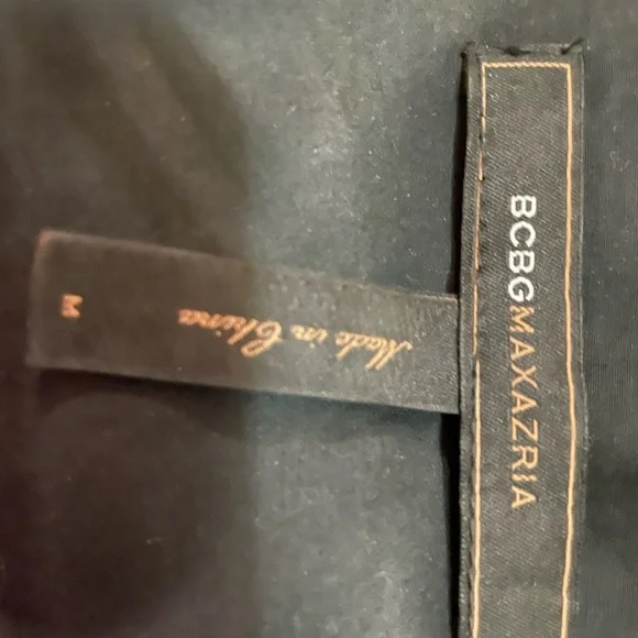 BCBG Max Azria black fluffy top-Party Ready! - Picture 5 of 6